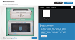 Desktop Screenshot of merinointernational.co.in