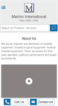 Mobile Screenshot of merinointernational.co.in